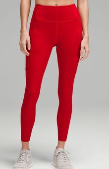 Lululemon Fast Free 25” Leggings Red Size 4 - $95 (25% Off Retail) - From  Natalie