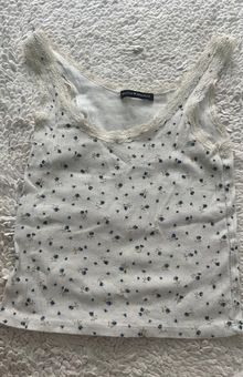 Brandy Melville, Tops, Brandy Melville Ronnie Floral Lace Tank