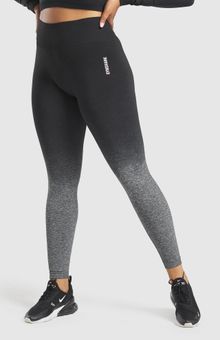 Gymshark ADAPT OMBRE SEAMLESS LEGGINGS Black Size M - $50 New With