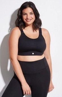 Livi Active Molded No Wire Sports Bra Black Plus Size 44D - $27 - From Anca