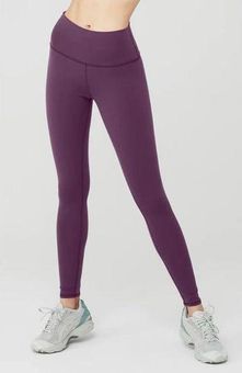 Alo Yoga Airbursh High Waisted Leggings in Dark Plum Size XS - $48 - From  Emily