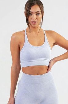 AYBL Motion Seamless Sports Bra, Sky Blue