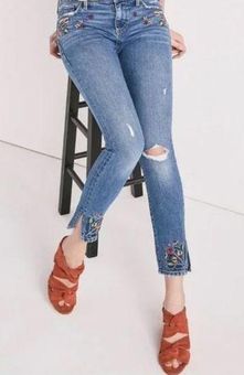 Lucky Brand Ava Mid Rise Skinny Jeans