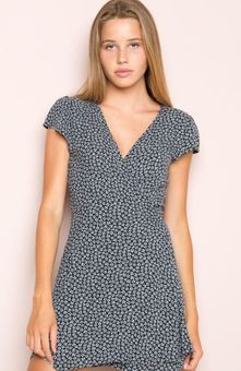 Brandy Melville John Galt Robbie Floral Wrap Dress Blue - $30 - From Emily