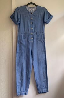 Zara + Denim Jumpsuit