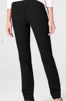 J.JILL Women's Black Ponte Slim Leg Pull-On Pants Size Small