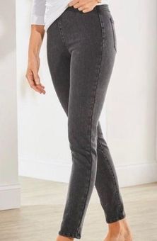 Soft Surroundings the ultimate denim pull on skinny Jean in faded black  wash Size undefined - $42 - From Morgan