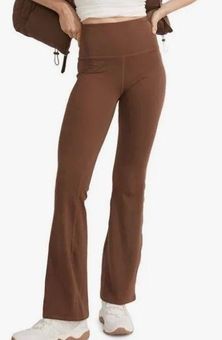 Madewell MWL Flex Flare Leggings Size M, Color Forge Brown Size