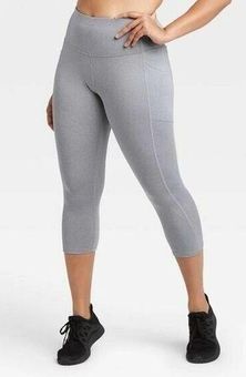 All In Motion High-Rise Charcoal Grey Capri Leggings Women's Size Extra  Large XL - $18 New With Tags - From Taylor