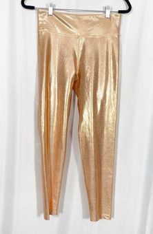 HEROINE SPORT MARVEL LEGGING IN METALLIC GOLD