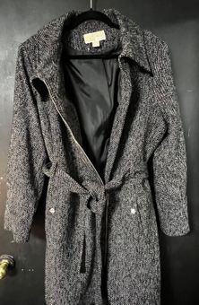 Michael Kors black and white wool pea coat XXL - $95 (52% Off Retail) New  With Tags - From Melody