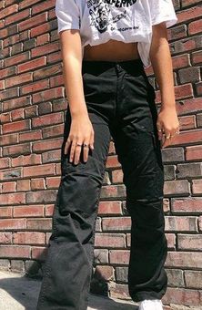 Brandy Melville Black Cargo Pants Size 