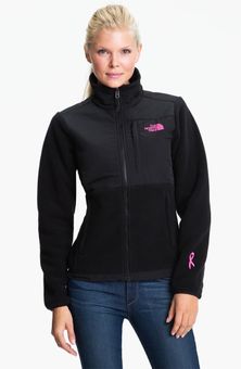 The North Face Black Denali Fleece Jacket Pink Ribbon Size XL - $23 (77%  Off Retail) - From patty