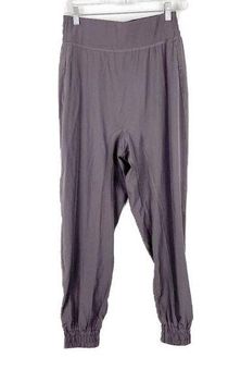 Halara NWT High Waisted Elastic Waistband Casual Joggers Iris