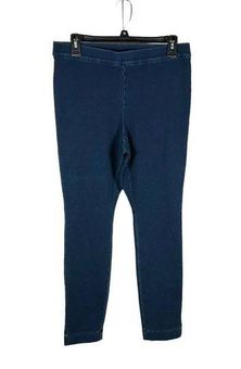 Jjill J.jill Pima Ankle-length Leggings In Blue Gray