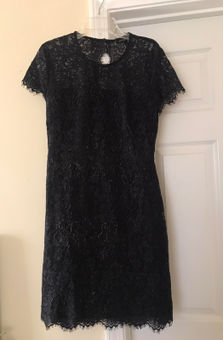 Banana Republic Black Lace Dress Size 0 ...