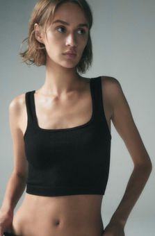 ZARA Ribbed Seamless Top Litmitless Collection Black - $17 (51% Off Retail)  - From Megan