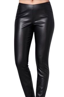 Faux-Leather Leggings in Black, VENUS