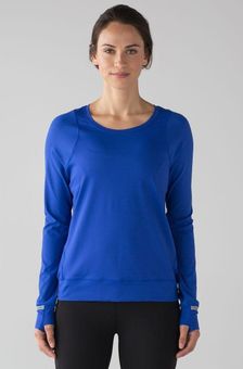 Lululemon Mind Over Miles Long Sleeve Blue Size 6 - $40 - From Raquel