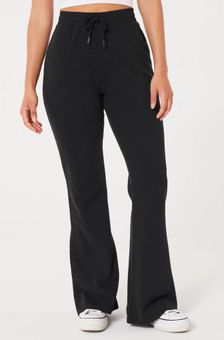 Hollister Ultra High-Rise Fleece Flare Pants Black Size XS - $22 (48% Off  Retail) - From Sami