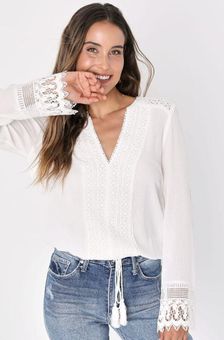 Lace Tops for Women - Lulus