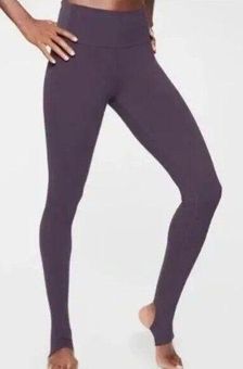 Athleta NWT Purple Barre Stirrup High Rise Powervita Leggings Size