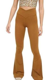 Aerie Super Flare Hi-Rise Leggings Brown - $20 (66% Off Retail) - From  kaylyn