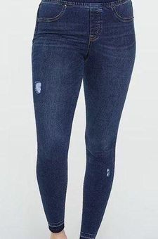 Spanx Womens Size S Small Skinny Ankle Pull on Jeans Denim