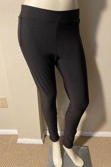 NWT CM Fashion Black Skinny Leggings with Side Pockets size XL