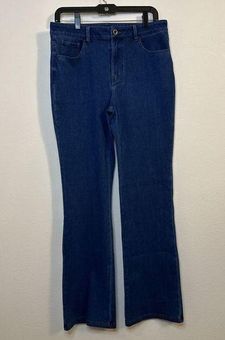 Magic Halara Bluejeans Wash Mid Rise Straight Stretchy Knit Jeans NWT Size  L - $35 New With Tags - From Yanet