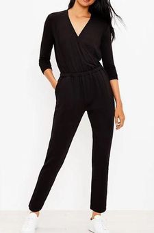 LOFT Lou & Grey Signature Softblend Crossover Jumpsuit, LOFT