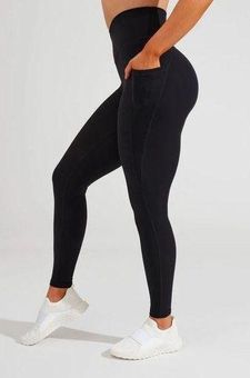 Buffbunny High Rise Monarch Pocket Leggings Size Large Black