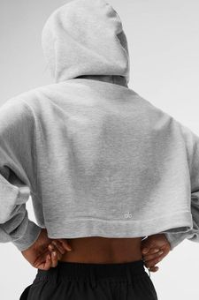 Alo Yoga Bae Cropped Hoodie Gray Size XS - $65 (52% Off Retail) - From  Marissa