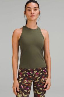 Lululemon Green Align Waist Length Racerback Tank Top Size 4 - $19