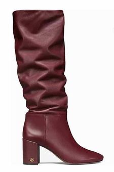 Tory Burch Brooke slouchy leather boots Red Size 7 - $185 (62% Off Retail)  New With Tags - From Mila