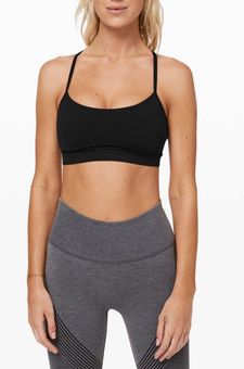 Lululemon Flow Y Bra Nula 4 Black - $24 (50% Off Retail) - From Delaney