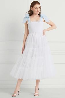 Ellie The Tulle Ribbon Nap Dress SOLD OUT ONLINE White Size XL - $550 New  With Tags - From Kelsey