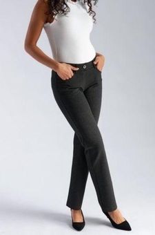 Betabrand Classic Straight Leg Pull On Dress Pant Yoga Pants Comfort  Comfortable Size M - $45 - From Danielle