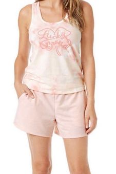  Lucky Brand Womens Pajama Set - 4 Piece Sleep Shirt, Tank  Top, Pajama Pants, Lounge Shorts