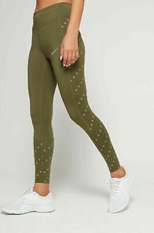 Nike Dri-Fit Racer Flash Running Tights Leggings Olive Green Small - $27 -  From Jesse