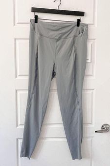 Lululemon NEW Gloss Trim Run Super High-Rise Tight Rhino Grey Size