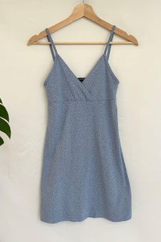 Brandy Melville Blue Floral Amara Dress - $18 (35% Off Retail