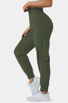 Women's High Waisted Elastic Waistband Casual Joggers - Halara