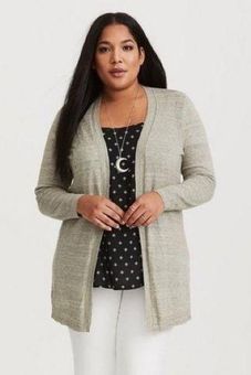 Open-Front Longline Sweater