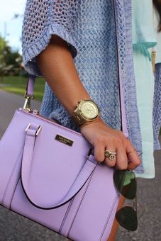 Kate Spade lavender purse Purple - $80 (67% Off Retail) - From Kate