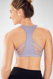 Fabletics Boost Medium Impact Sports Bra Blue Size XXS - $13 (76% Off  Retail) - From morgan