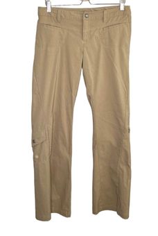 Athleta Dipper tan khaki Low Rise Cargo Utility hiking outdoors