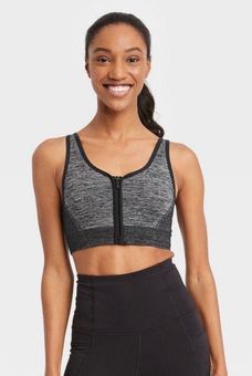 Black All In Motion Sports Bra, Size XL