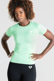 Women's Best Power Seamless T-shirt Green Ash Size M - $25 New With Tags -  From Kea