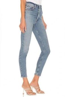 AGOLDE Nico High Rise Slim Jeans in Chronicle 25 45 From Jessica